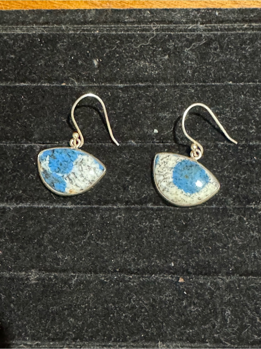Sterling Silver K2 Jasper Drop Earrings